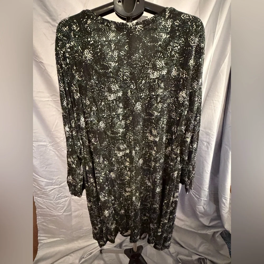 Ellos Stretch Knit Scoop Neck A-Line Dress - Picture 3 of 5